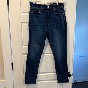 Classic Blue Women's Loft Skinny Jeans - petite 10